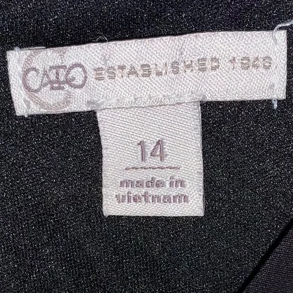 Cato Short Sleeve Black Dress - Picture 9 of 9